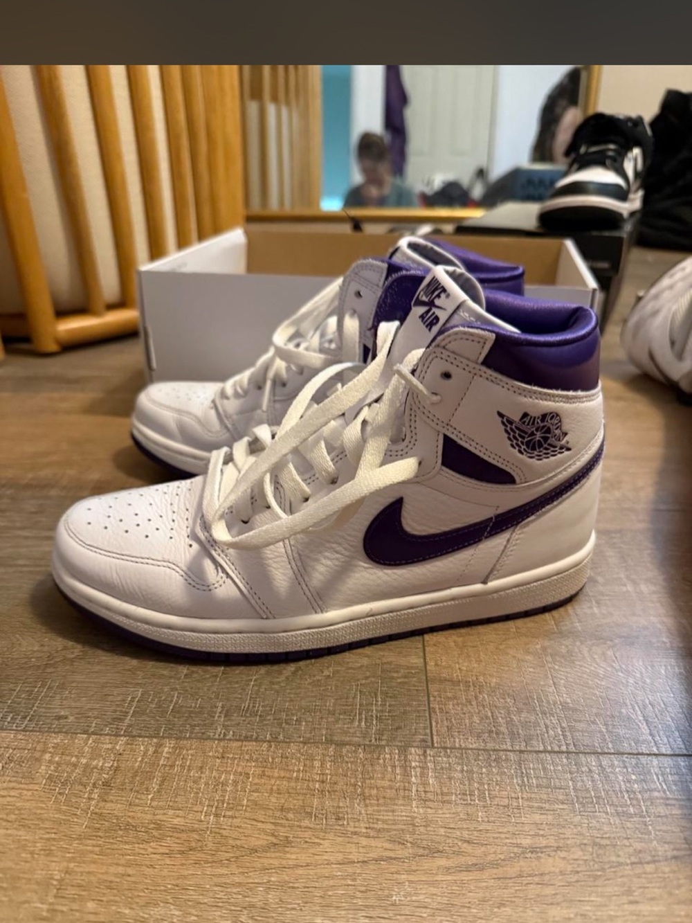 Nike Air Jordan 1 high OG Purple sneakers